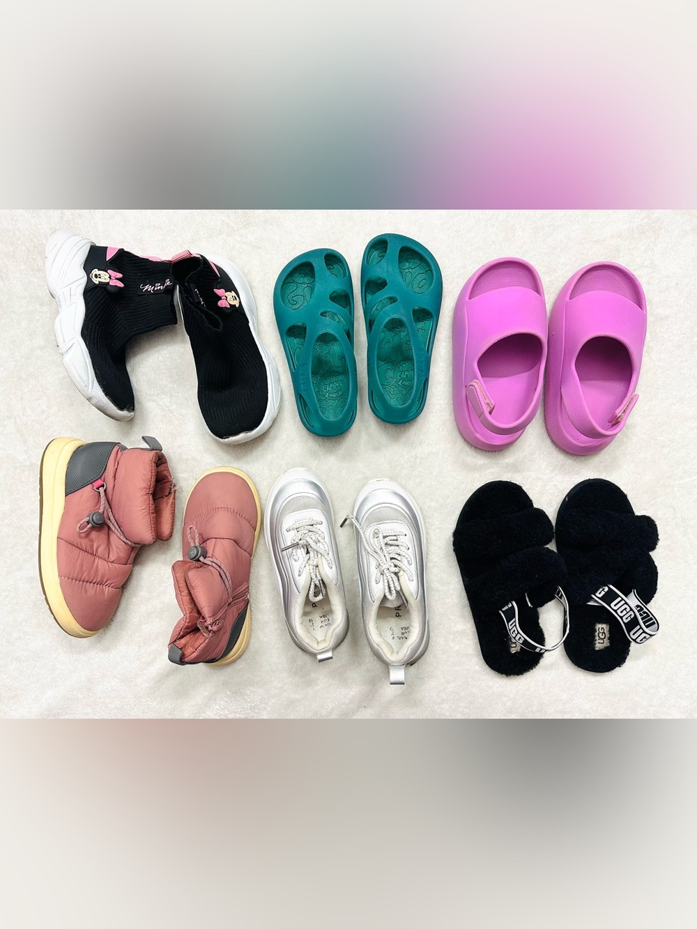 Huge lot Girls Shoes,Sneakers,Boots Size US 10 UGG,Zara,Camper Excellent Condit